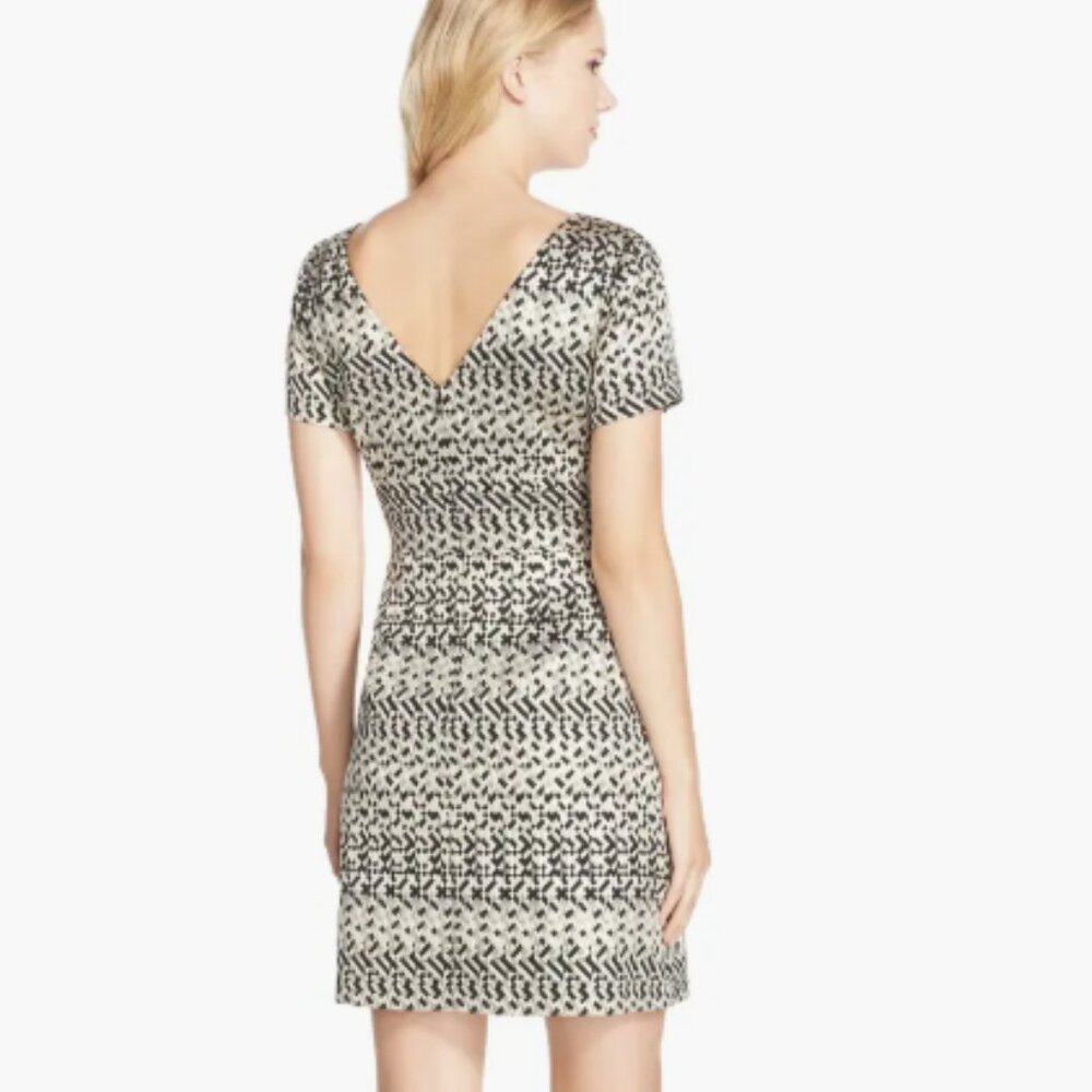 Vince Camuto Metallic Jacquard Dress 8P